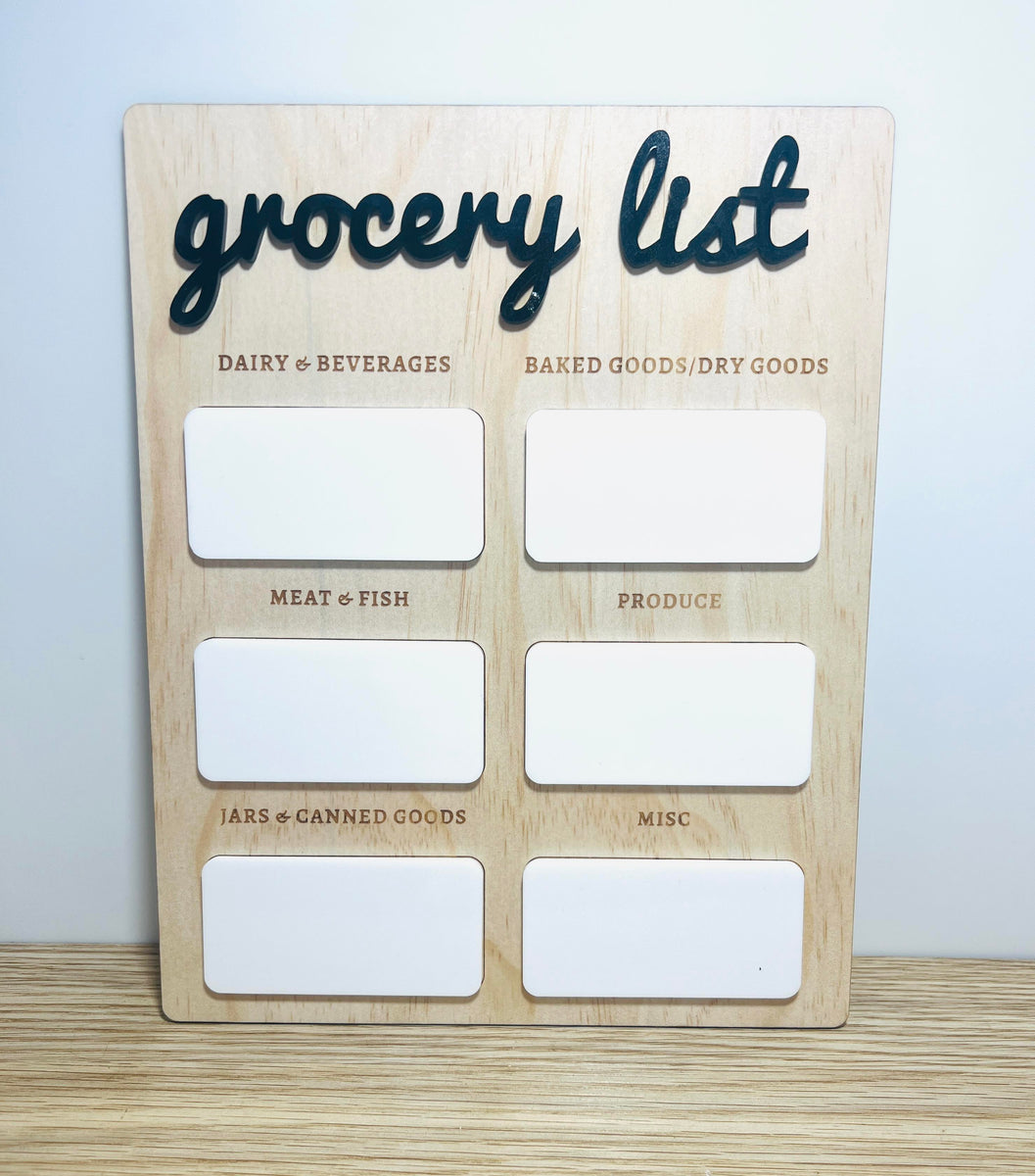 Grocery List Planner
