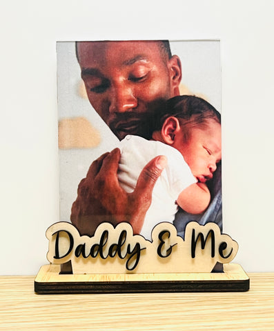 Daddy and Me Photo Frame