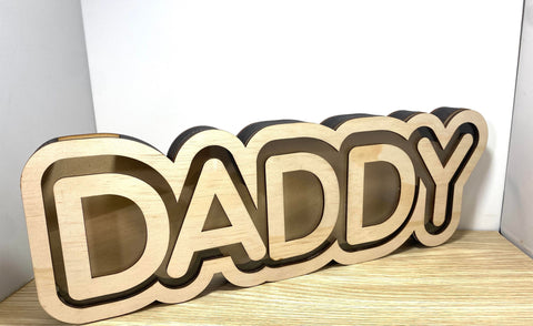Daddy drop/money box