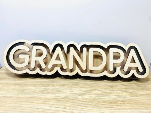 Grandpa drop/money box