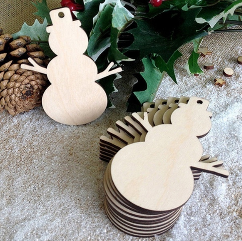 Snowman Decoration - Laser Cut Crafts