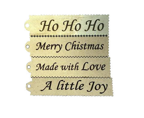 Christmas Tags - Laser Cut Crafts