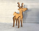 3d Reindeer - Laser Cut Crafts
