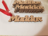 Name Tags - Laser Cut Crafts