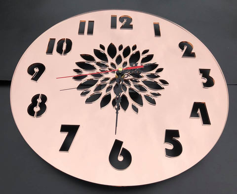 Petal Design Clock - Laser Cut Crafts