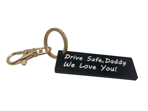 Personalized Acrylic Key-rings - Laser Cut Crafts