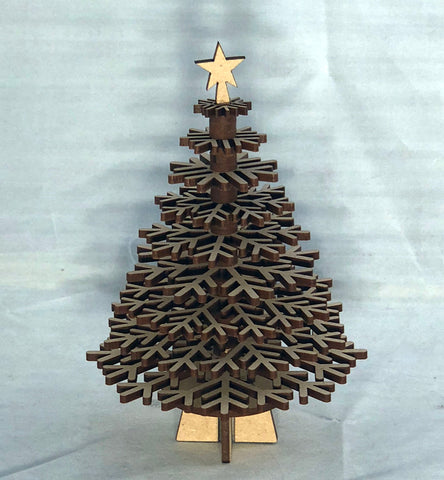 Desk Christmas Tree - Laser Cut Crafts