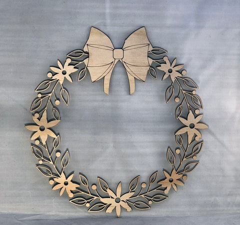 Decorative Wreath 40cm - Laser Cut Crafts