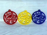 Merry Christmas Bauble Single Or 5 Pack - Laser Cut Crafts