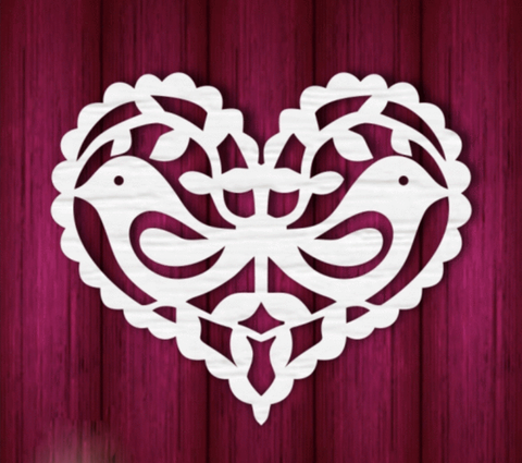 Mothers Day Heart 2 - Laser Cut Crafts