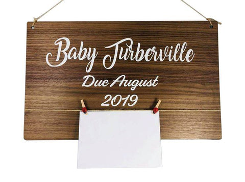 Baby Announcement Boards - Laser Cut Crafts