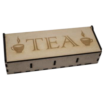 Tea Box - Laser Cut Crafts