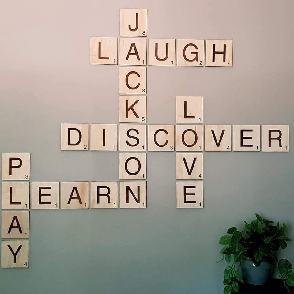 Large Scrabble Letters Large Scrabble Letters 14x14