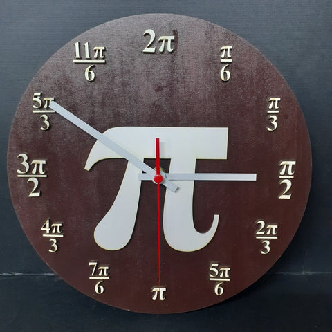 Pi Maths Wall Clock
